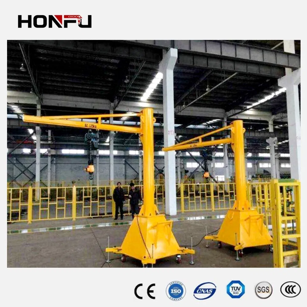 Good Service Wire Rope Remote Control Container Aluminum Gantry Mini Jib Crane