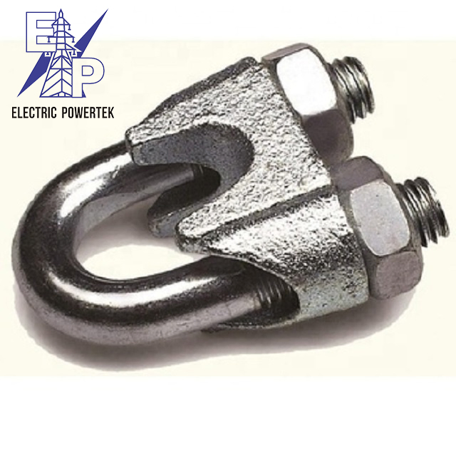 Hot-DIP Galvanized Stay Wire Clamp Guy Wire Rope Clip