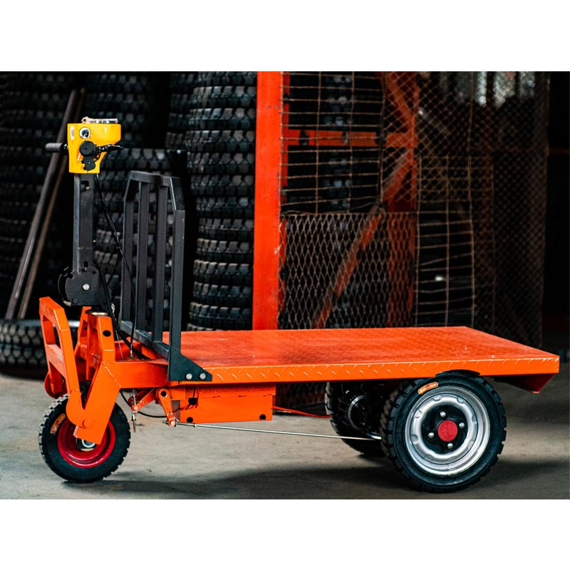 Electric Dumper Cart Small Mini Wheelbarrow Flat Trolley Tricycle Dump Truck