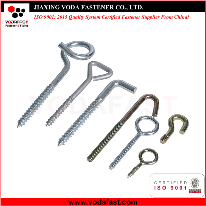 Vodafast Carbon Steel Eye Bolt and Screw Zinc Plated Hot DIP Galvanized