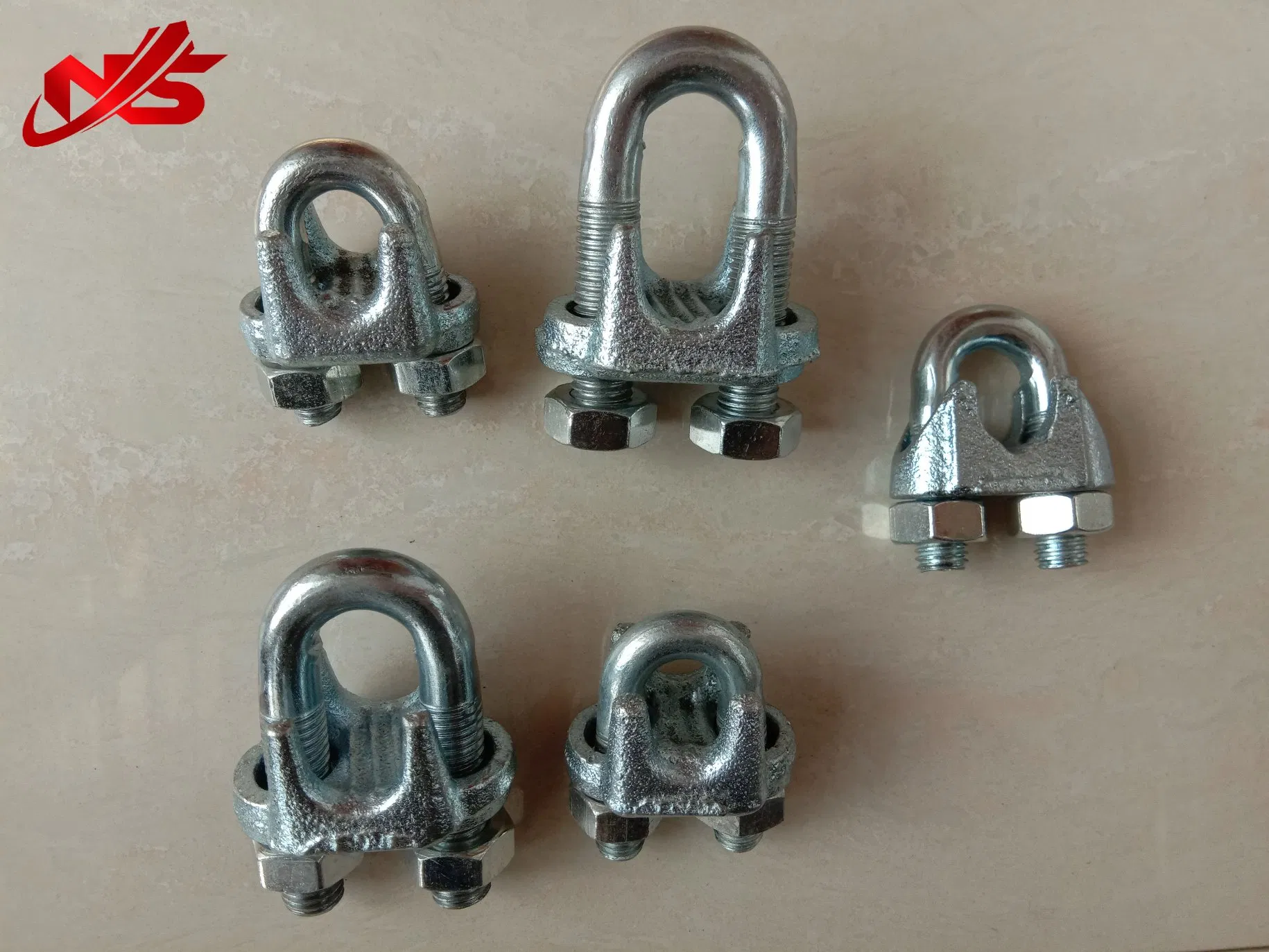 ASTM Standard Fastener Forged Galvanized Wire Rope Clip