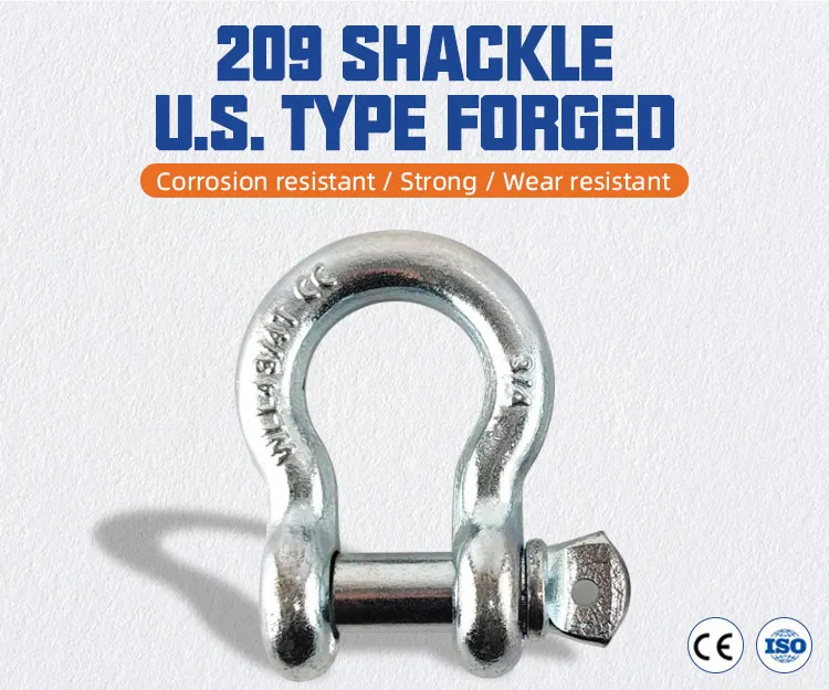 Us Type Screw Pin Bow Shackle Detail