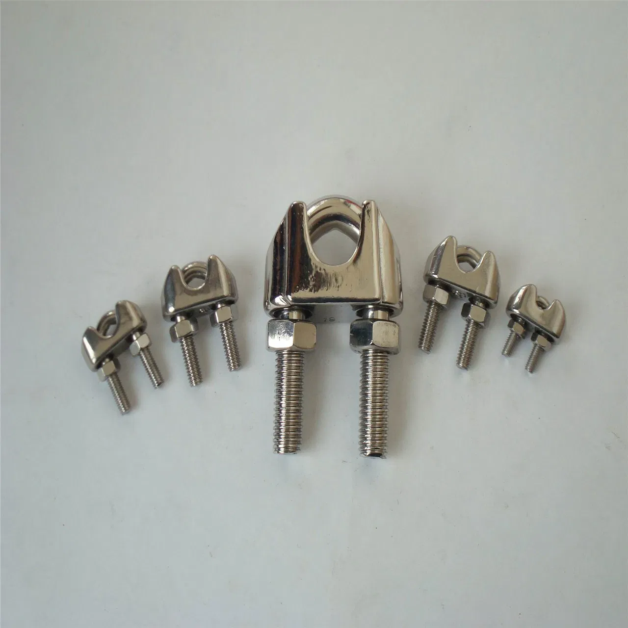 Wire Clip SS304 for Wire Rope Loop Connections Hot Sale Clamp DIN741