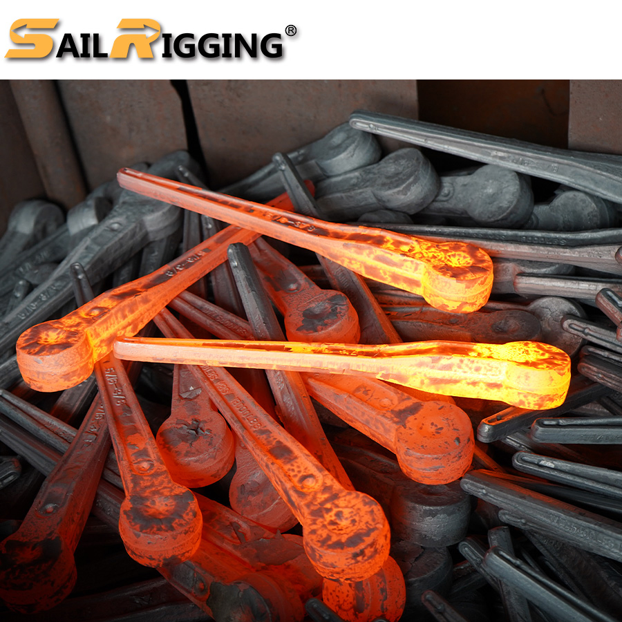 G70 Red Powder Coated Us Ratchet Load Binder for Vehicle Cargo Transport Safety