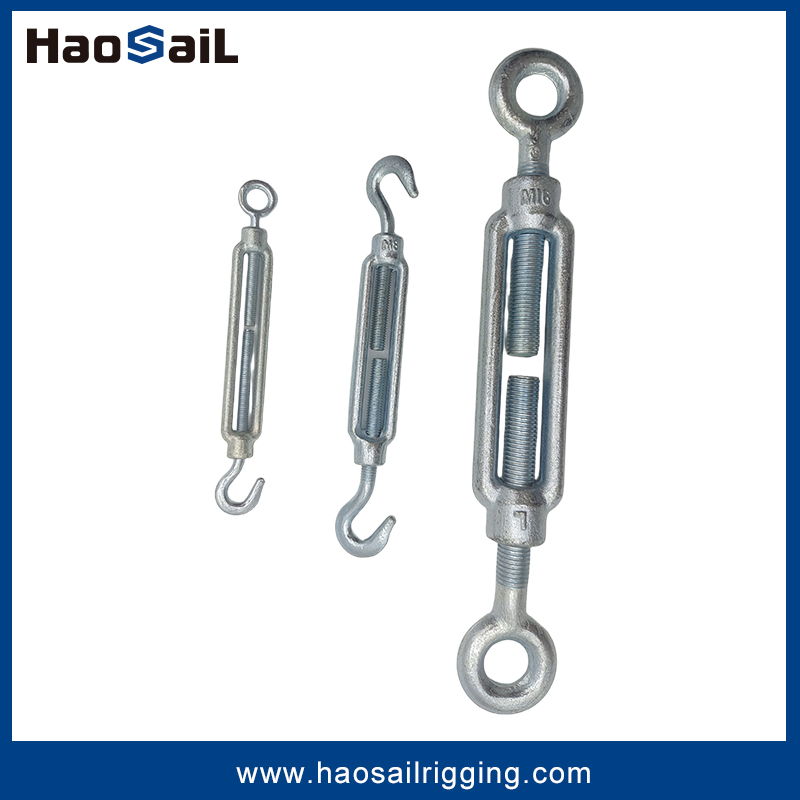 DIN 1480 Rigging Hardware/Wire Rope Fastener Fitting/Zinc Plated/Electric/Hot DIP Galvanized Forged Turnbuckle with Eye /Jaw/Hook