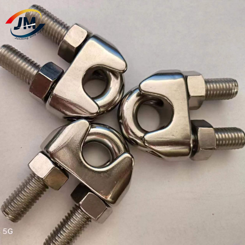 Stainless Steel DIN 741 1142 Malleable Wire Rope Clip 3mm 5mm 5/16"