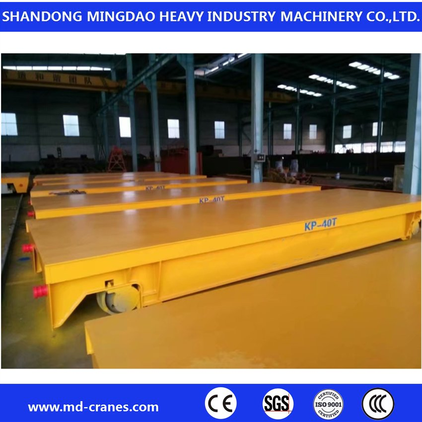 Push Button Operate Omni-Directional Wheel Electric Ground Trolley for Heavy Transport