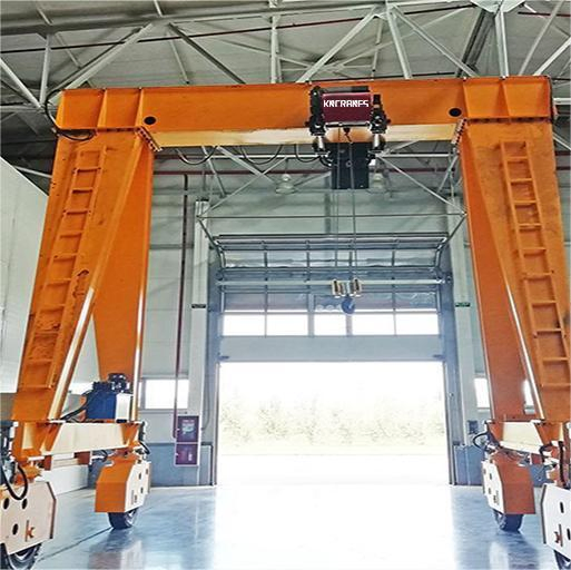 Portable Movable Rubber Tyre a Frame Mini Gantry Crane 10 Ton