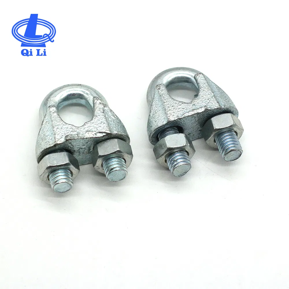 Zinc Plated Casting DIN 741 Wire Rope Clip Rigging Hardware