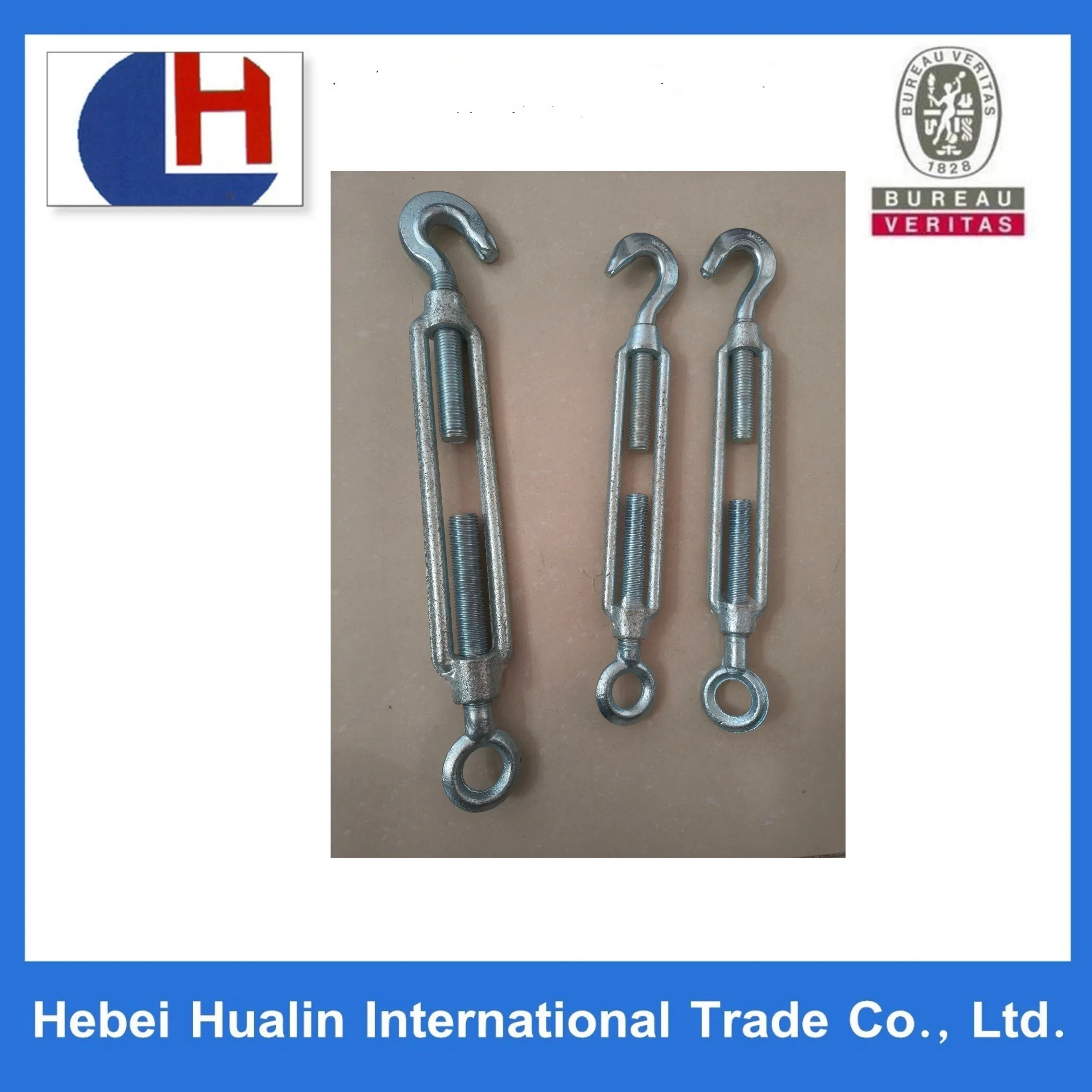 Stainless Steel Open Body Hook Eye Turnbuckle