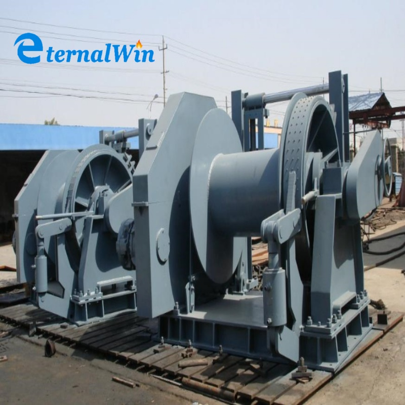 50kN Offshore Pneumatic Air Tugger Winch Explosion-Proof Ship Hatch Cover Air Winch