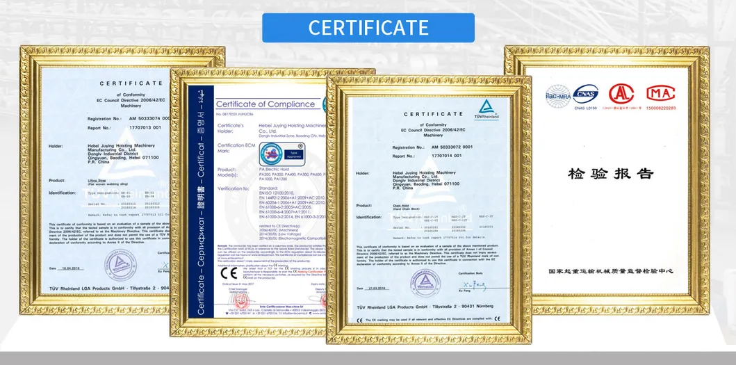 Certifications
