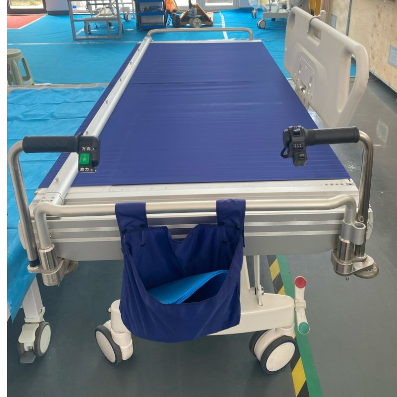 Medical Electric Hospital Bed Automatic Transfer Trolley for Patient Transfer Parallel From Bed to Bed