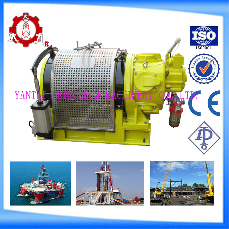 ABS Certified 10t Offshore Air Winch Trawl Winch
