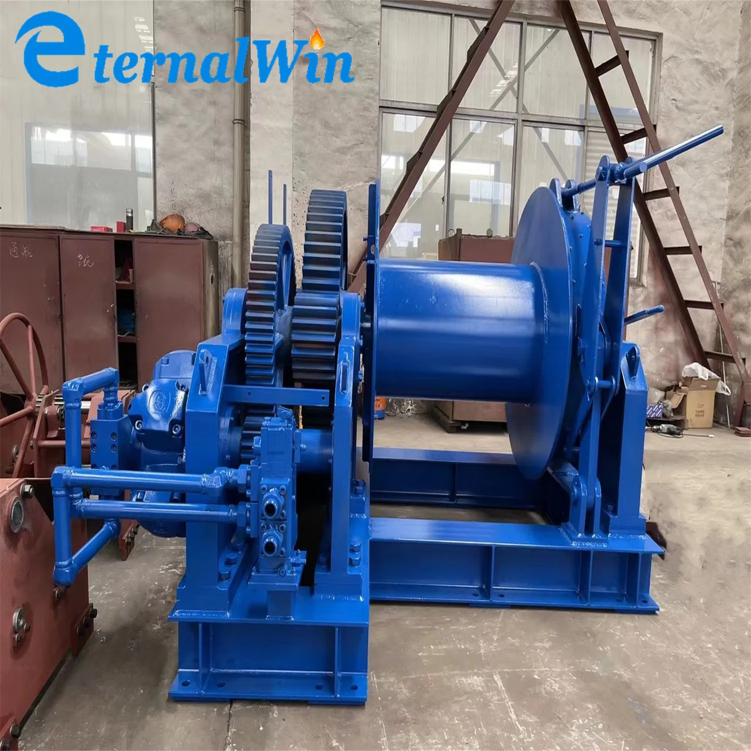 Marine Crane Steel Wire Capstan Drilling Equipment Air Winch Hydraulic Winches for Boat 100kn Price