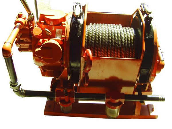 Ex-Proof 10 Ton Air Pneumatic Wire Rope Winch for Oil Gas Coal Mine Industry