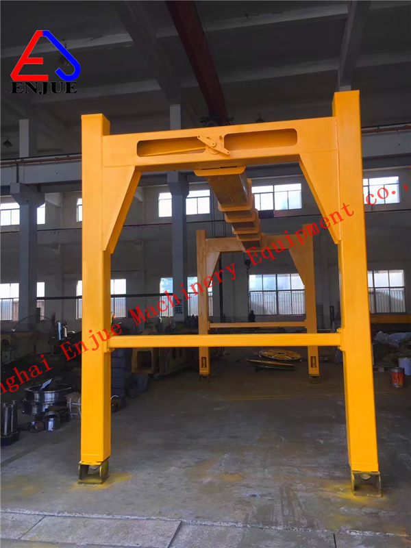 Manual Telescopic Over Height Container Lifting Frame Container Lifting Beam for Flat Rack for Stacker Supplier