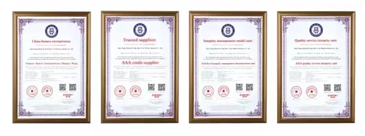 Certifications
