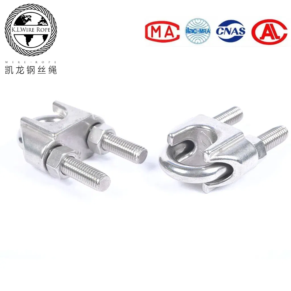 Customized Sizes M3 Stainless Steel Wire Rope Clips