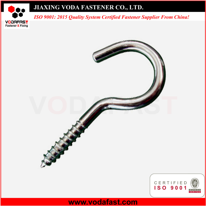 Vodafast Eye Hook Pig Tail Bolt with Nuts Hot DIP Galvanized