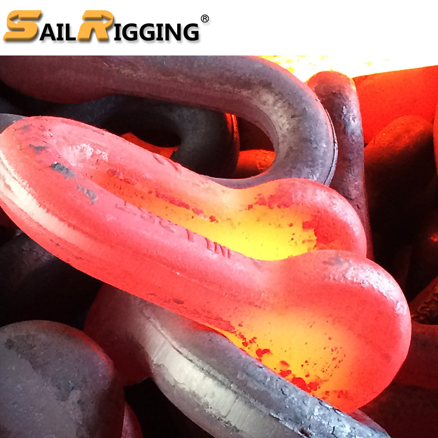 Wholesale Hardware Rigging Electric Galvanized U Shaped Shackle Us Type Steel Drop Forged Screw Pin D Anchor Shackle G210