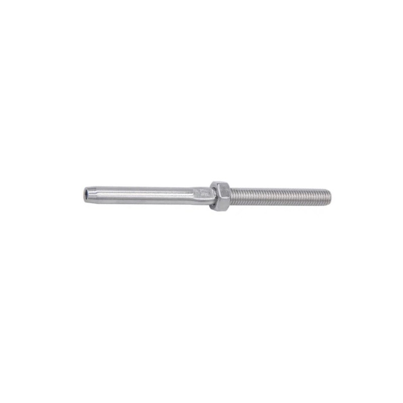 Eye Bolt Detachable Wire Rope Swage Stud with Nut for Yacht