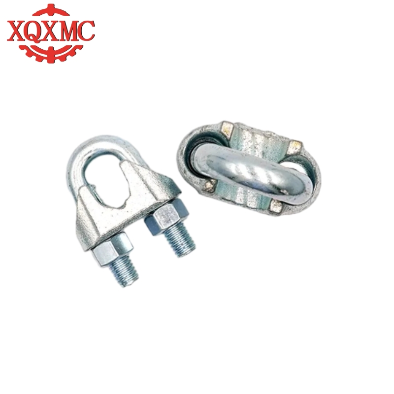 American Forged Steel U-Shaped Cable Clamp Galvanized Forged Steel Wire Rope Clips