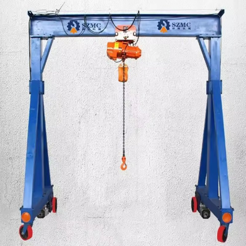 1t 3t 5t Adjustable Height Small Gantry Crane