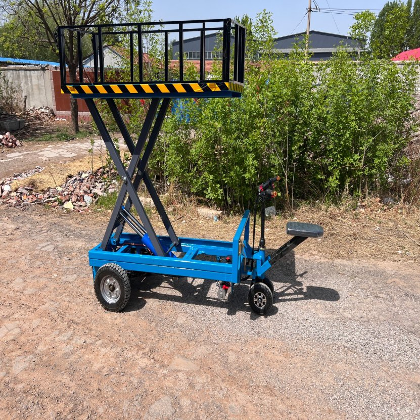 Scissor Table Lifter, Portable Hydraulic Scissor Lifter, OEM Heavy Platform Electric Trolley