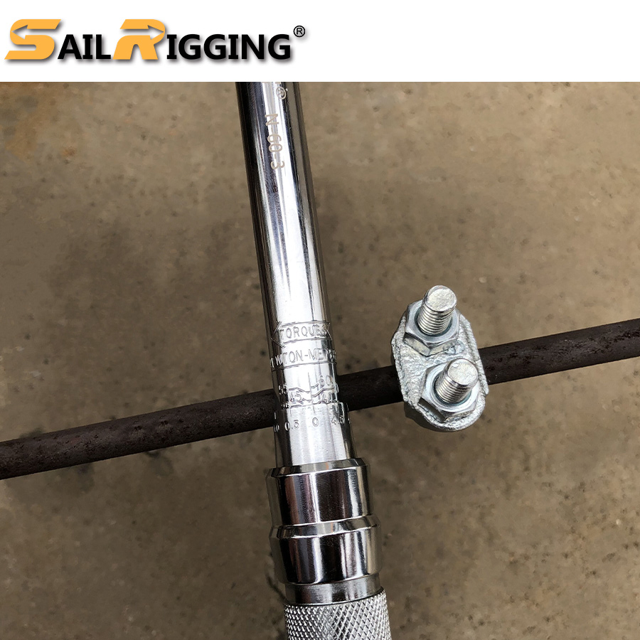 U Bolt Clip 3mm 5mm 6.5mm 8mm 10mm 26mm DIN741 Galvanized Malleable Wire Rope Clamps Rigging for Wire Rope Fitting