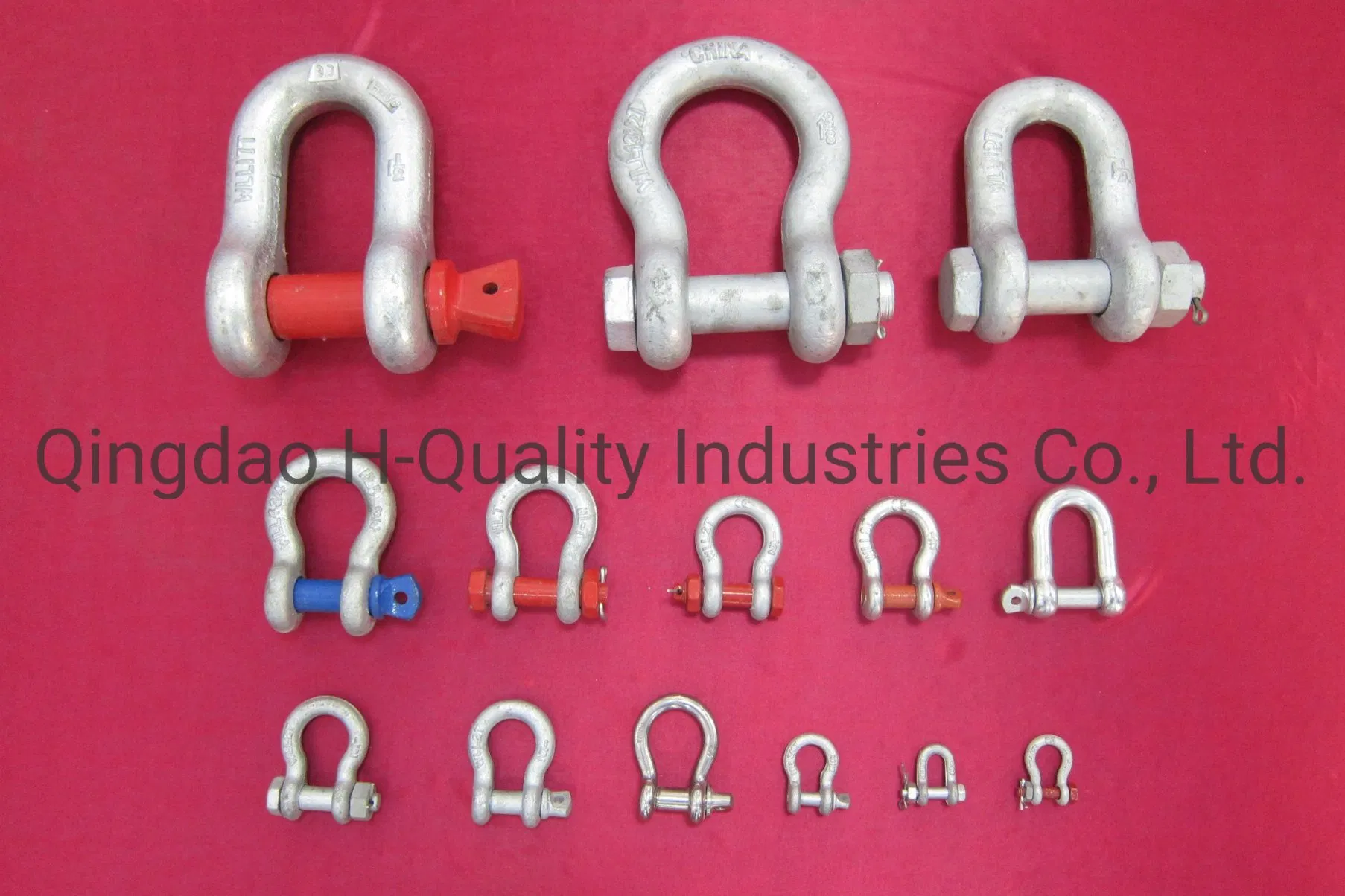 Drop Forged Screw Pin Anchor Shackle with or Without Collar
