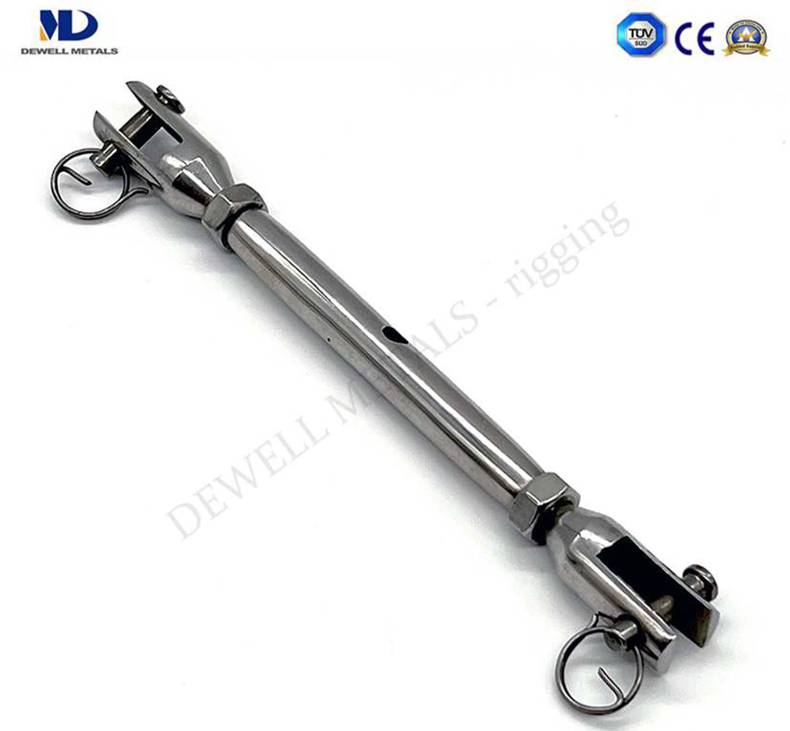 Stainless Steel Fork and Swift Terminal Turnbuckle for Ropes and Chains