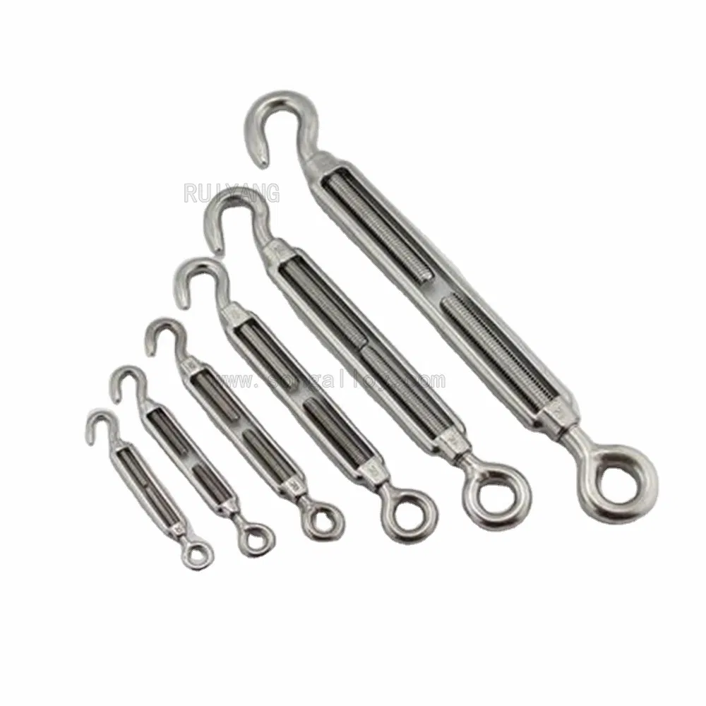Ruiyang Stainless Steel Turnbuckle Hardware for Rigging Wire Rope, 6mm-30mm