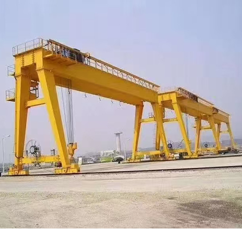 Heavy-Duty Indoor Outdoor Electric Hoist Gantry Crane with Remote