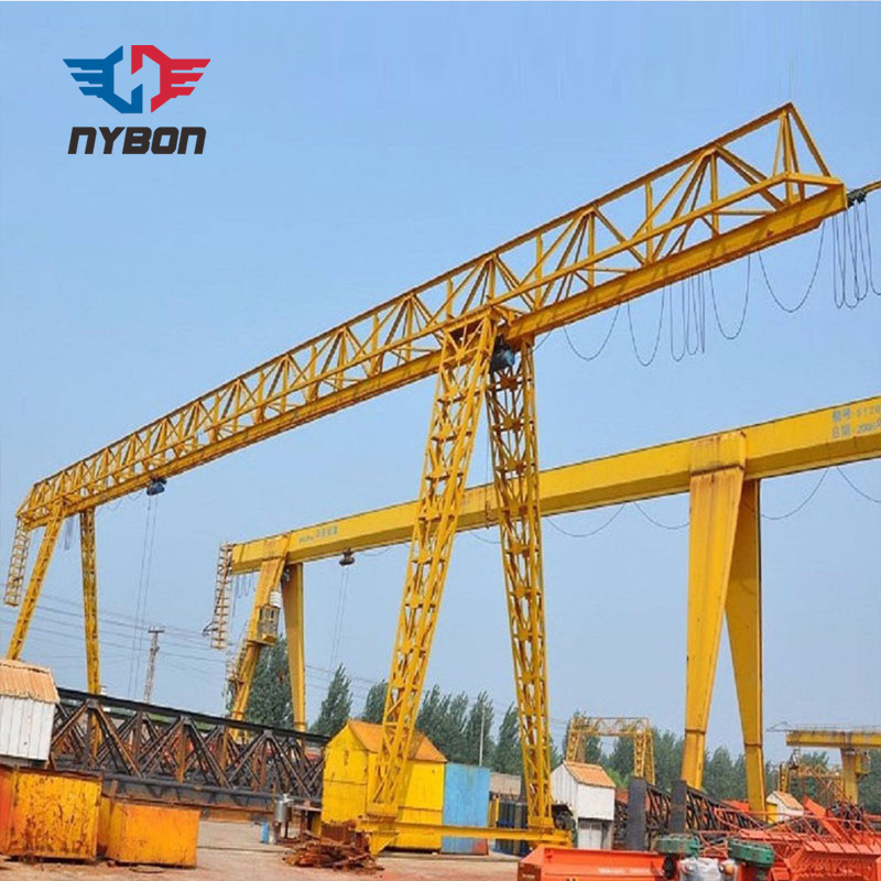Single Beam 1-50t Electric Rail Traveling Trussed Type Engineering Gantry Crane