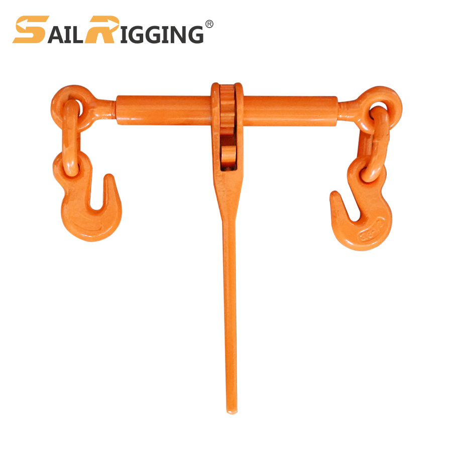 Us Type Standard 3/8-1/2in G70 Chain Ratchet Type Load Binder Drop Forged Load Binder 9200lbs Lashing Chain Binder