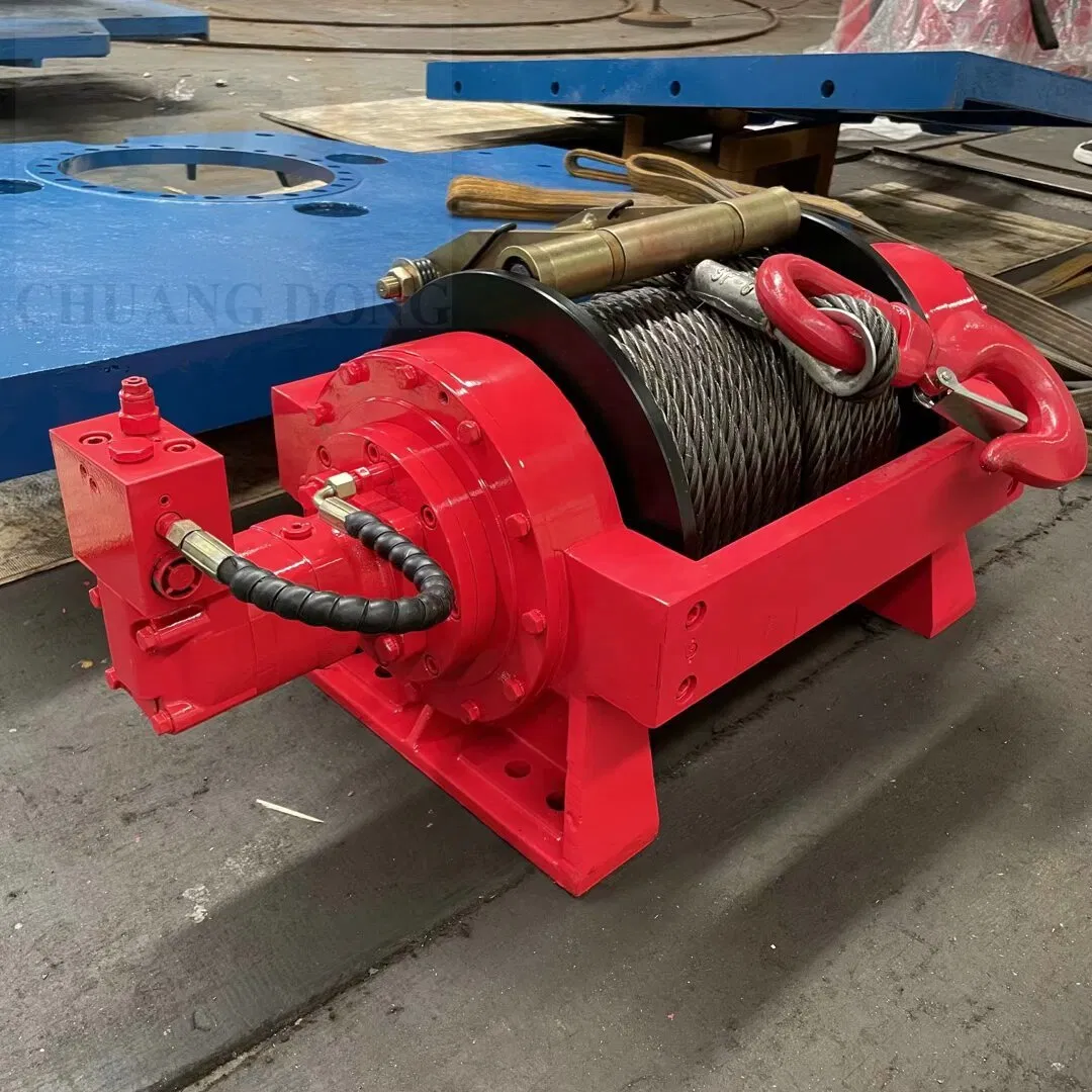 Low-Noise Air Clutch Industrial 10ton/15t/20ton/25/30/40/50tons Hydraulic Winch - Energy-Saving Design for Truck