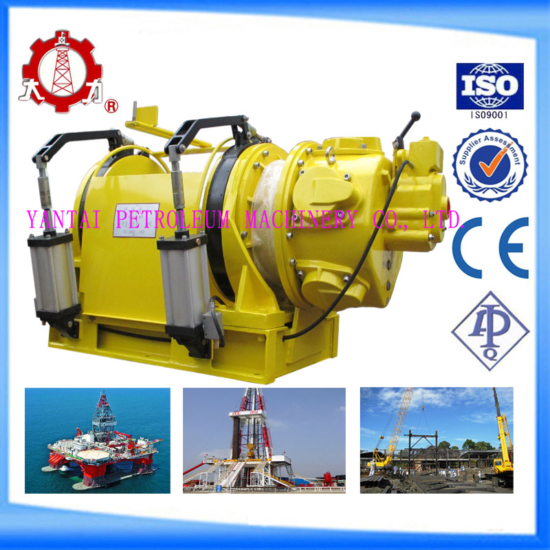 ABS Certified 10t Offshore Air Winch Trawl Winch