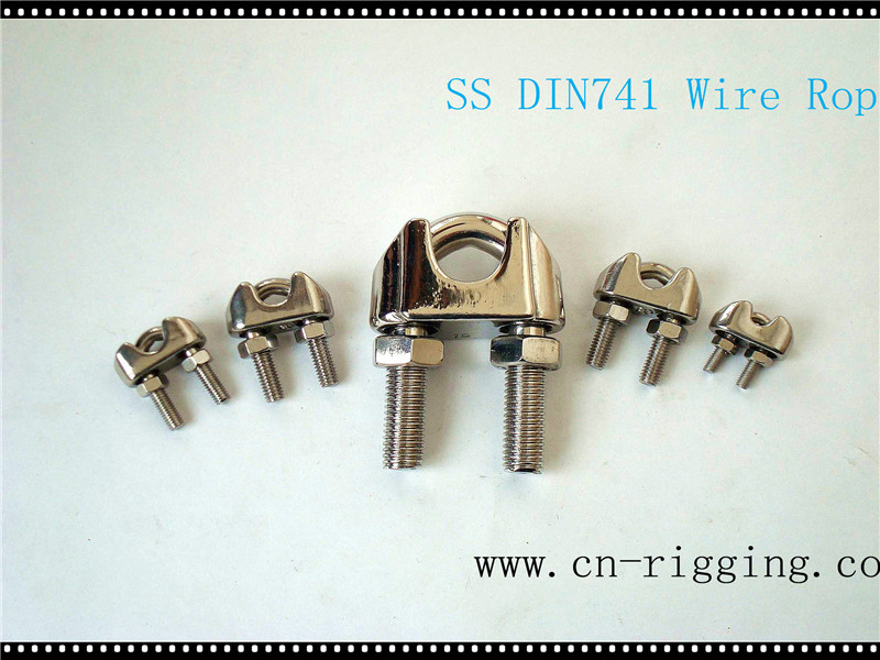 Wire Clip SS304 for Wire Rope Loop Connections Hot Sale Clamp DIN741