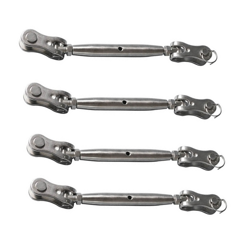 Durable Marine Stainless Steel Toggle Jaw Turnbuckle Set for Boats