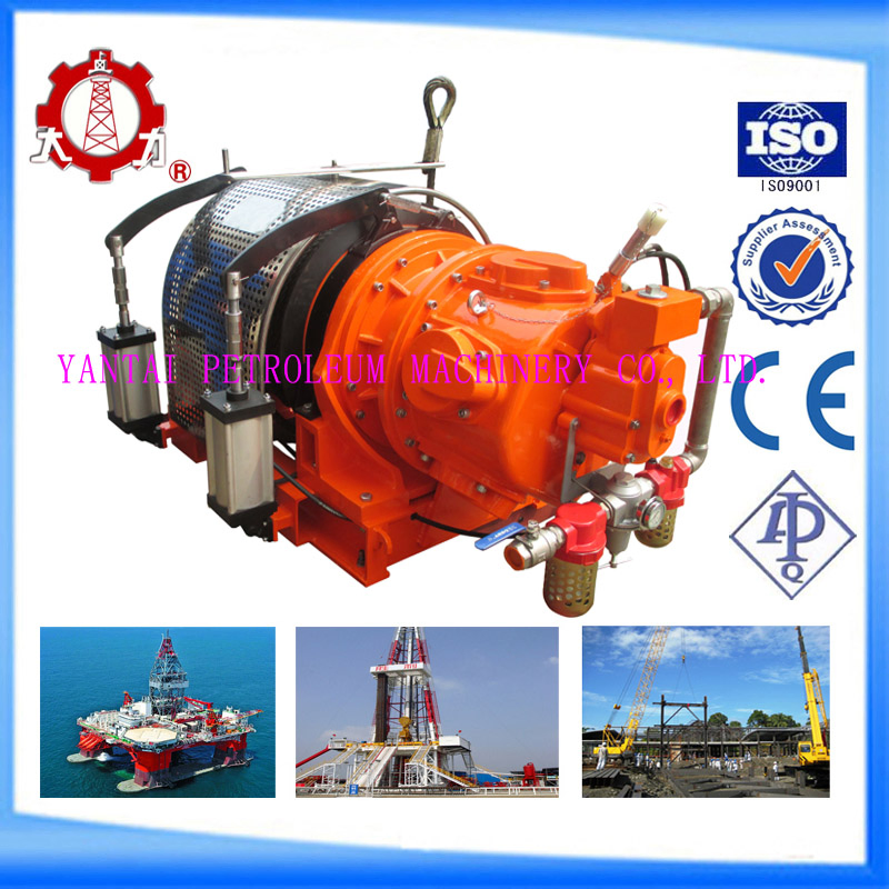 ABS Certified 10t Offshore Air Winch Trawl Winch