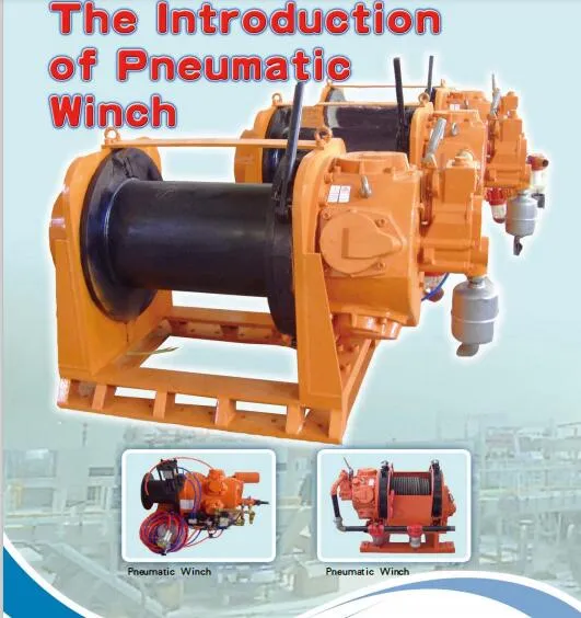Lifting Machine Air Powered 15 Ton Pneumatic Air Winch