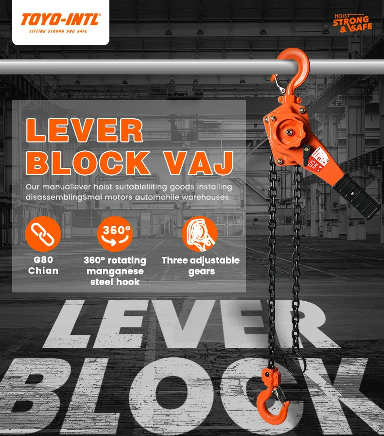 VAJ Type Lever Hoist Detail 1