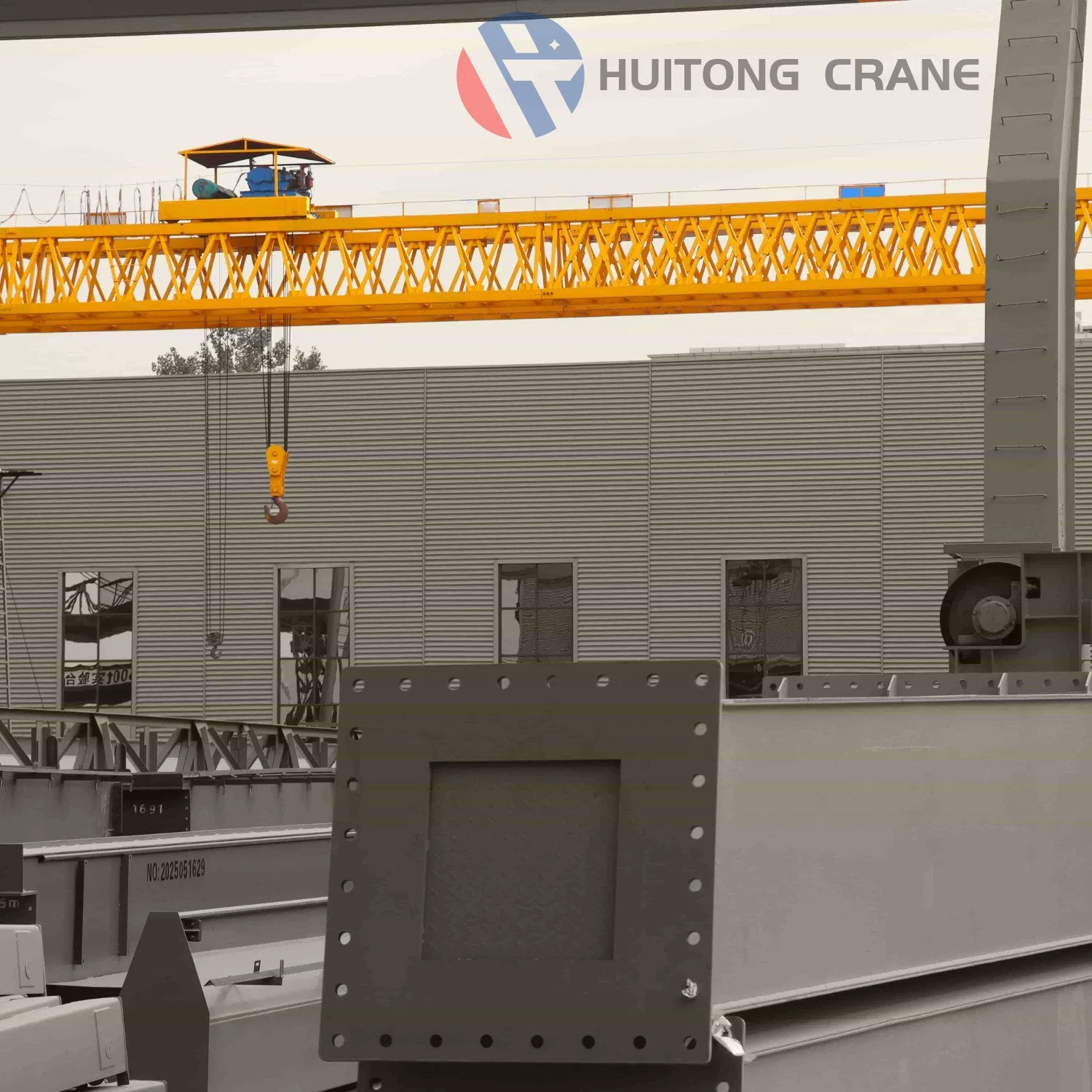 120 Ton Double Girder Gantry Crane with Heavy Hook