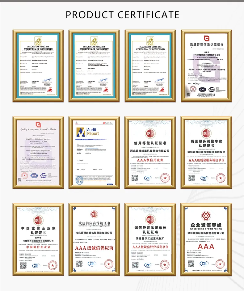 Certifications