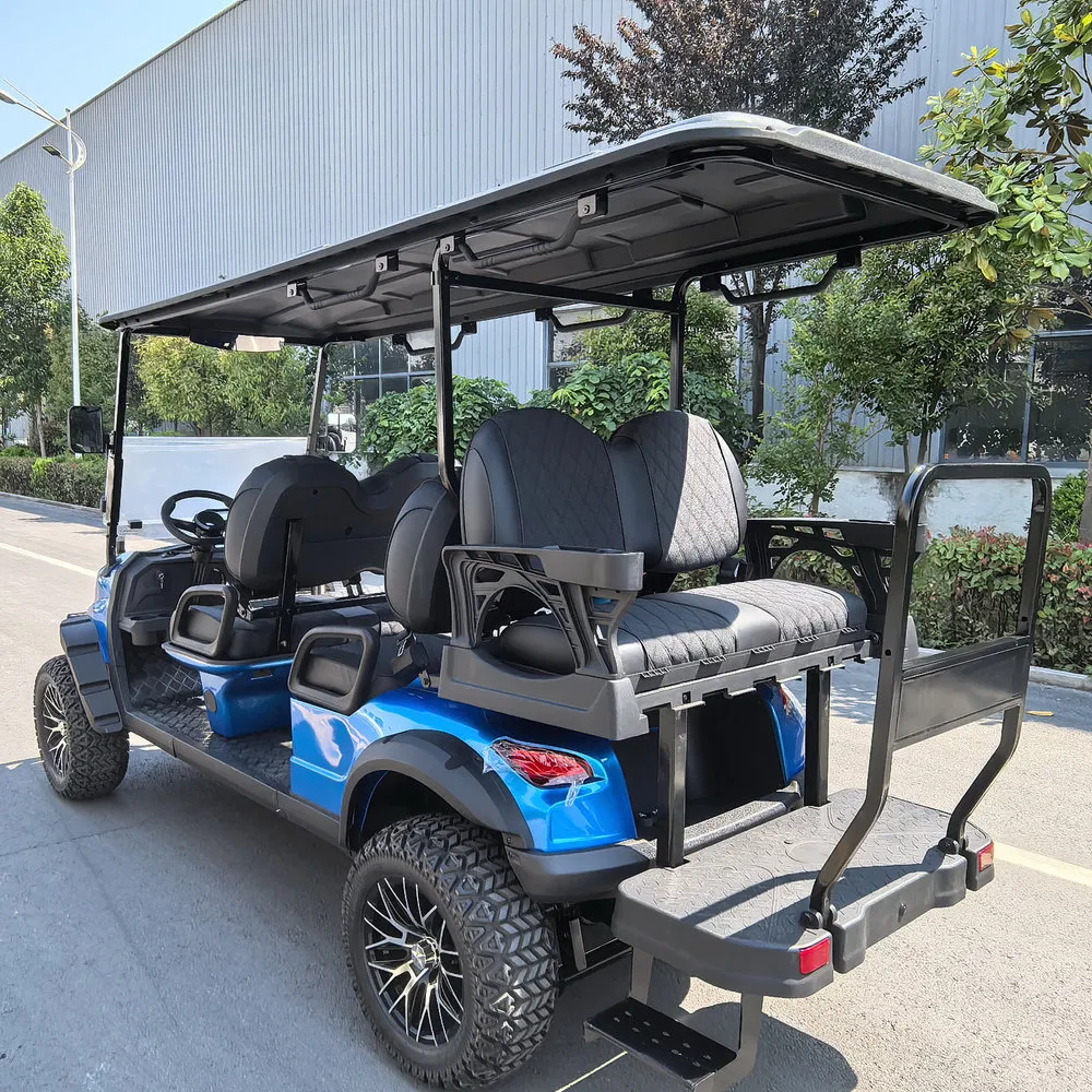 Precise and Sensitive Control 4 Seater Lead Acid Battery Electric Golf Trolley for City Parks