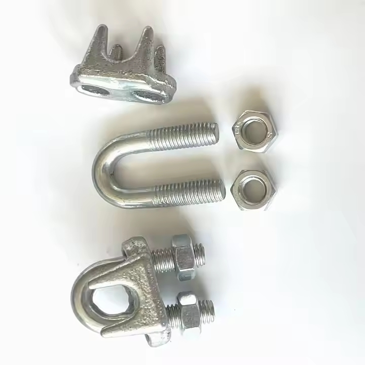 High Strength and Quality Stainless Steel Cable Management Wire Rope Clip Wire Rope Cable Protection Clip
