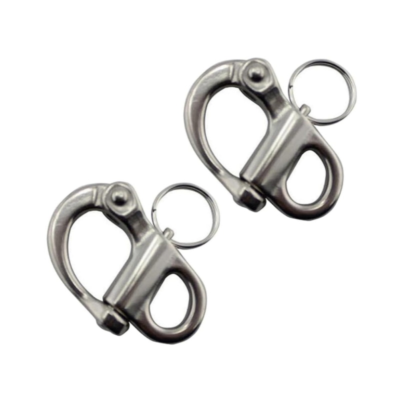 304 Stainless Steel Quick Release Snap/Marine Fixed Bail Snap Shackle for Sail Boats