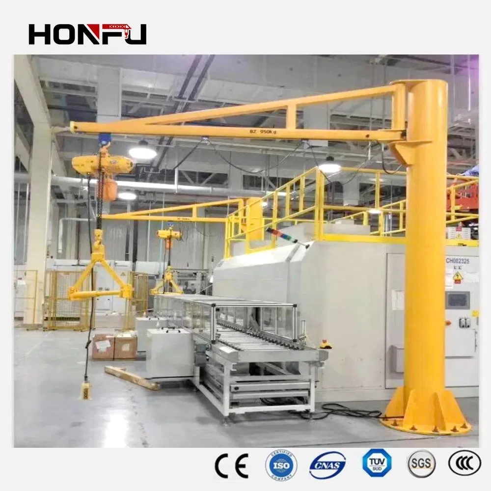 Good Service Wire Rope Remote Control Container Aluminum Gantry Mini Jib Crane