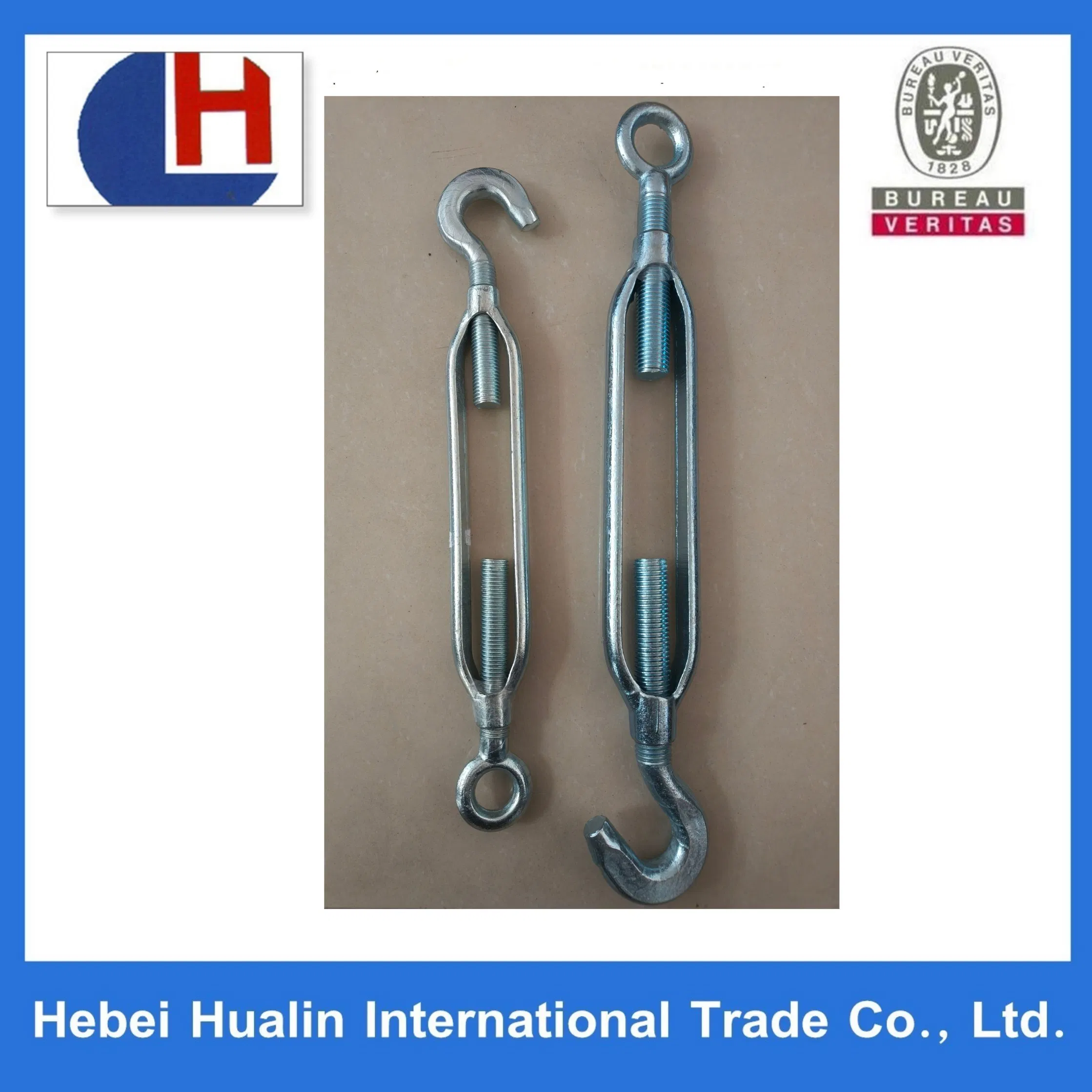 Stainless Steel Open Body Hook Eye Turnbuckle